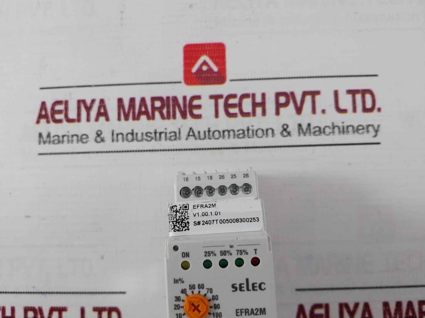 Selec Efra2M Analog Earth Leakage Relay 8A 85V To 270V Ac/Dc