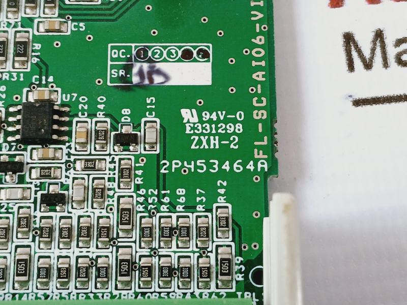 Selec Fl-sc-ai06-v Analog Io Card E331298 2P453464A