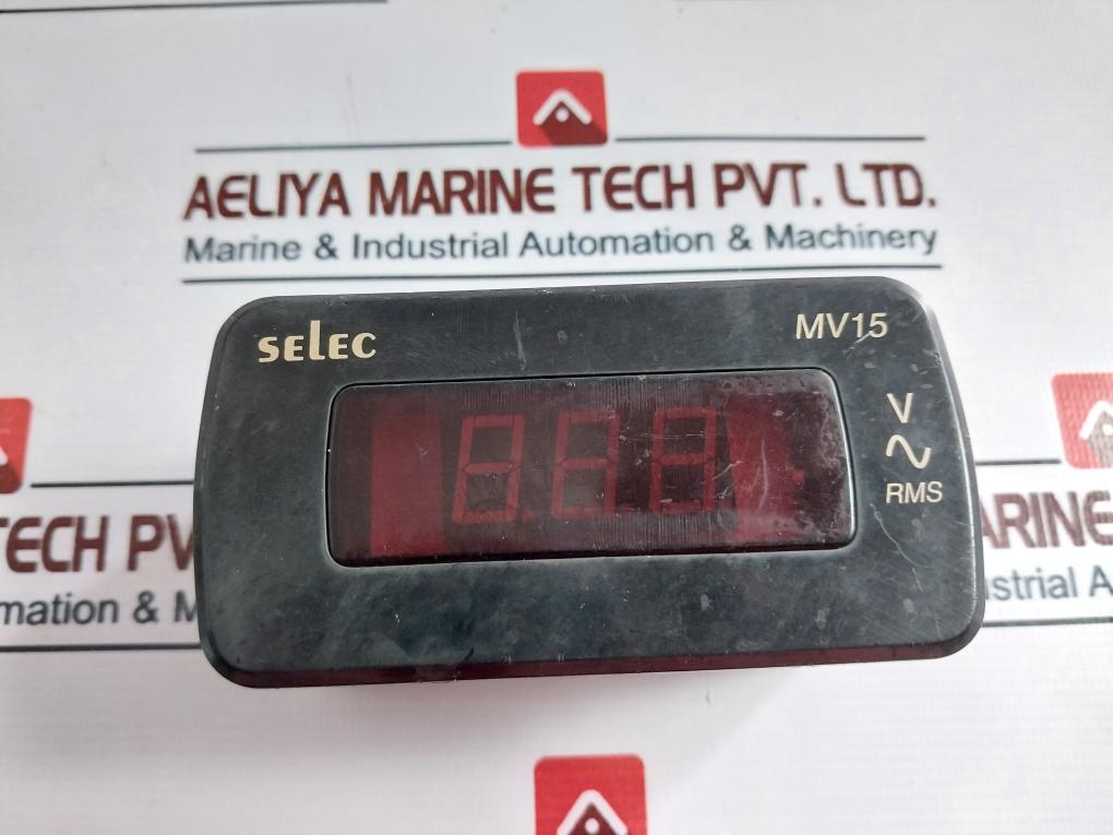 Selec Mv15 Digital Voltmeter 50-480Vac