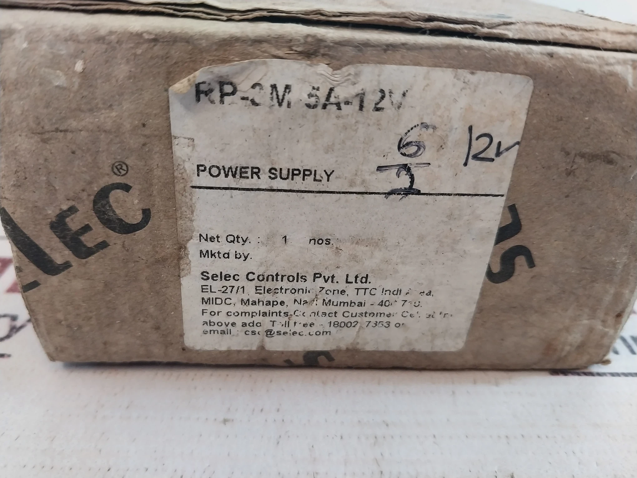 Selec Rp-3M-5A-12V Power Supply 60W