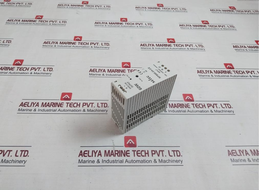 Selec Rps60-24-ce Din Rail Mounted Power Supply V4.02 24Vdc 2.5A 60W