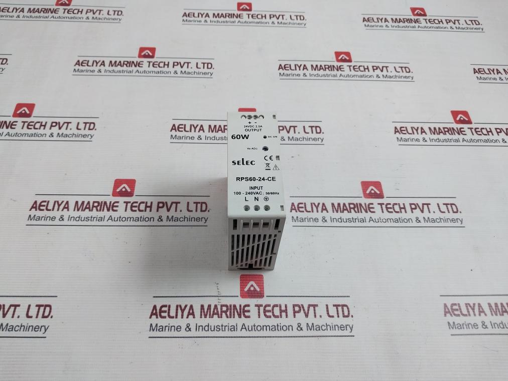 Selec Rps60-24-ce Smps Power Supply 24Vdc 2.5A 60W