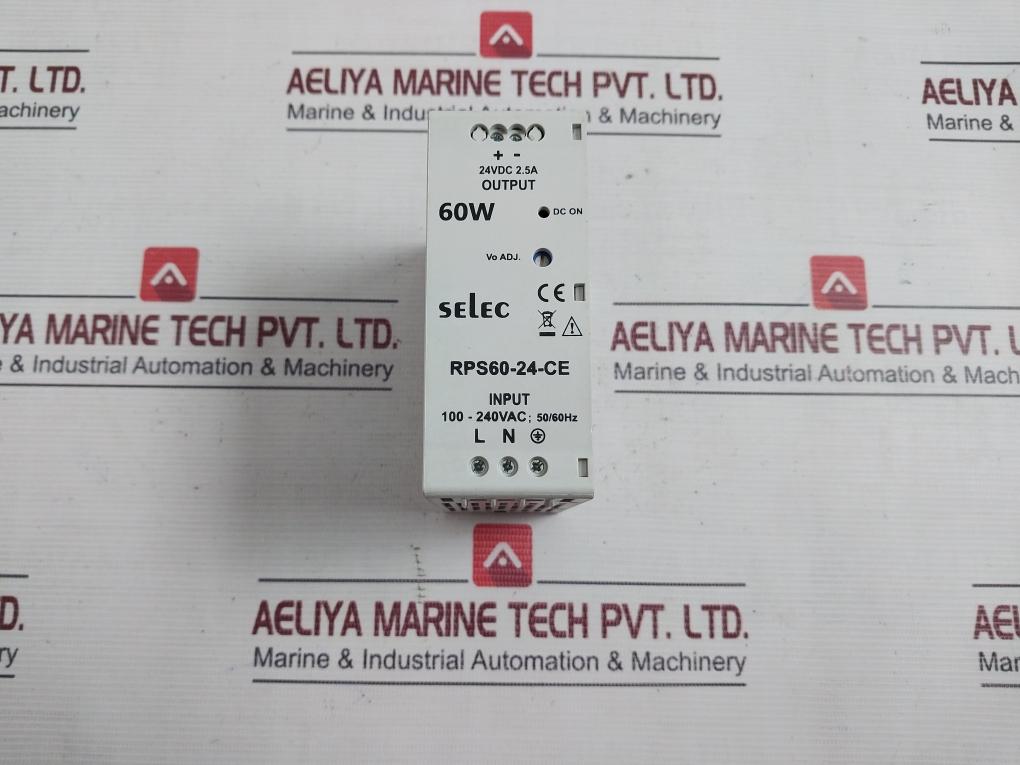 Selec Rps60-24-ce Smps Power Supply 24Vdc 2.5A 60W