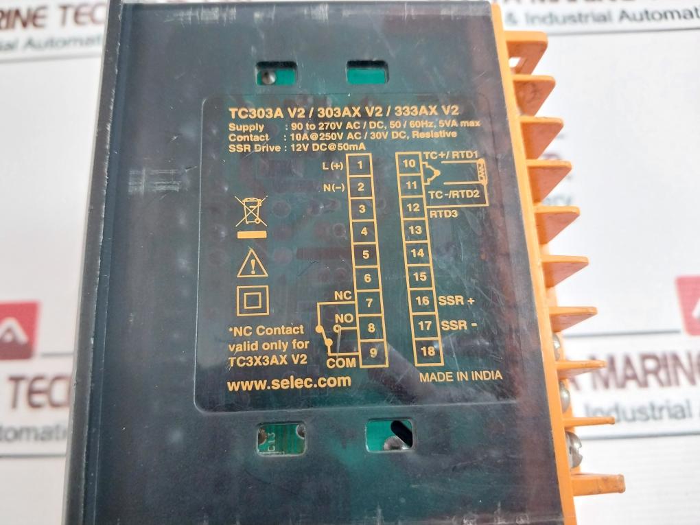 Selec Tc303Ax Temperature Controller 90-270V Ac/Dc