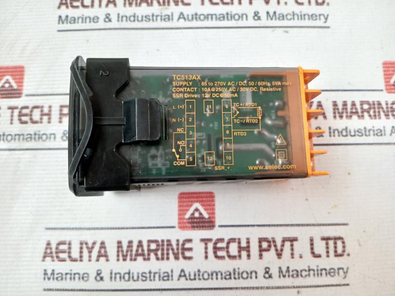 Selec Tc513Ax 3 Digit Single Display Temperature Controller 85 To 270V Ac/Dc