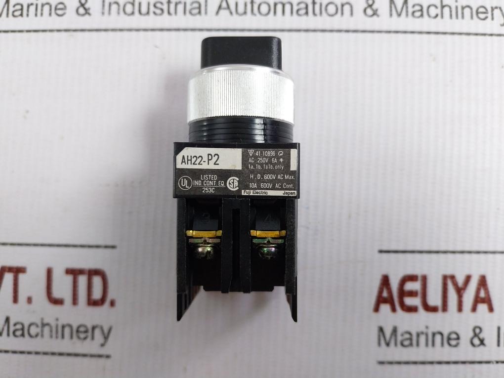 Selector-Switch-With-Panel-Mount-Base-600-Vac-6A-Fuji-Electric-Ah22-p2B11-208964-10