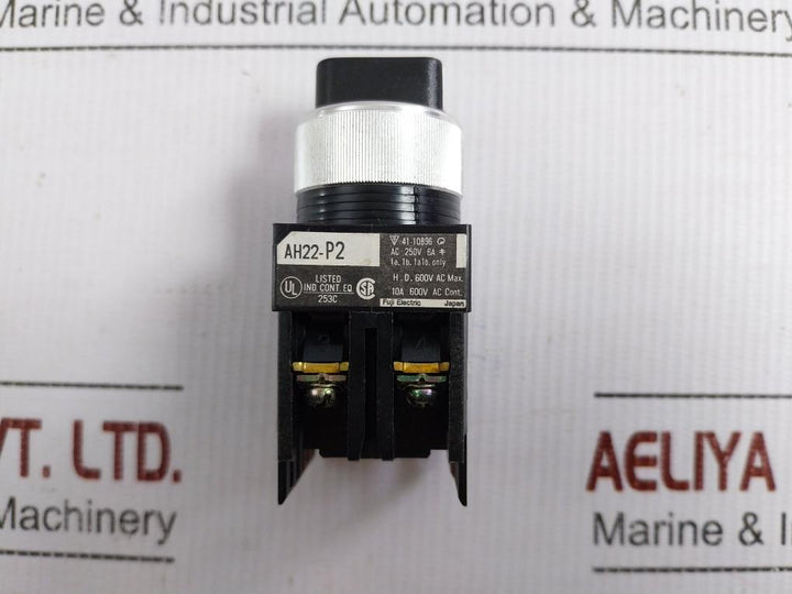 Selector-Switch-With-Panel-Mount-Base-600-Vac-6A-Fuji-Electric-Ah22-p2B11-208964-10