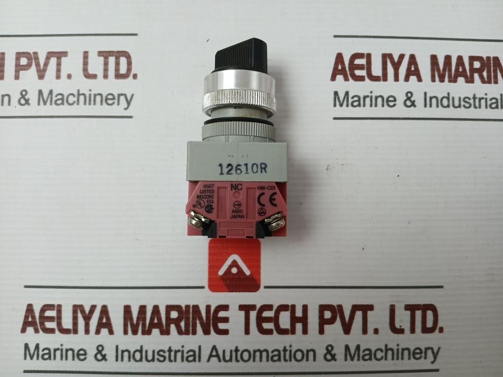 Selector Switch Brand Idec Part No: Asw 0201, 600V 10A
