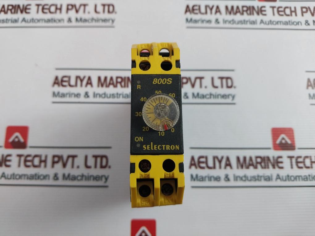 Selectron 800S-1-on-60S-230 On Delay Timer Relay – Aeliya Marine Tech