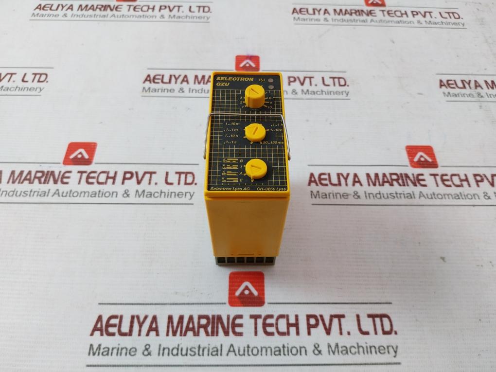 Selectron Gzu 30 Time Delay Relay With Base 220–240V Ac 10A 380V