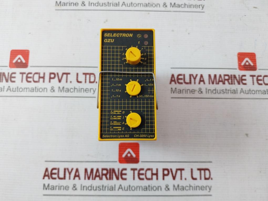 Selectron Gzu 30 Time Delay Relay With Base 220–240V Ac 10A 380V
