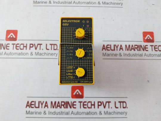 Selectron Gzu 30 Time Delay Relay With Base 220–240V Ac 10A 380V