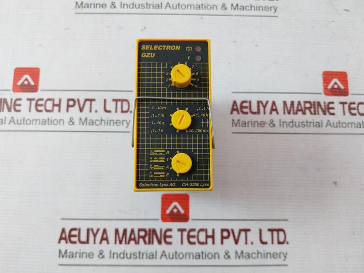 Selectron Gzu 30 Time Delay Relay With Base 220–240V Ac 10A 380V