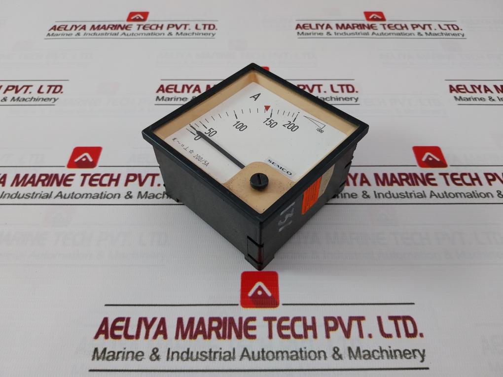 Semco 200/5A Analog Ammeter 5A/10A Ip54