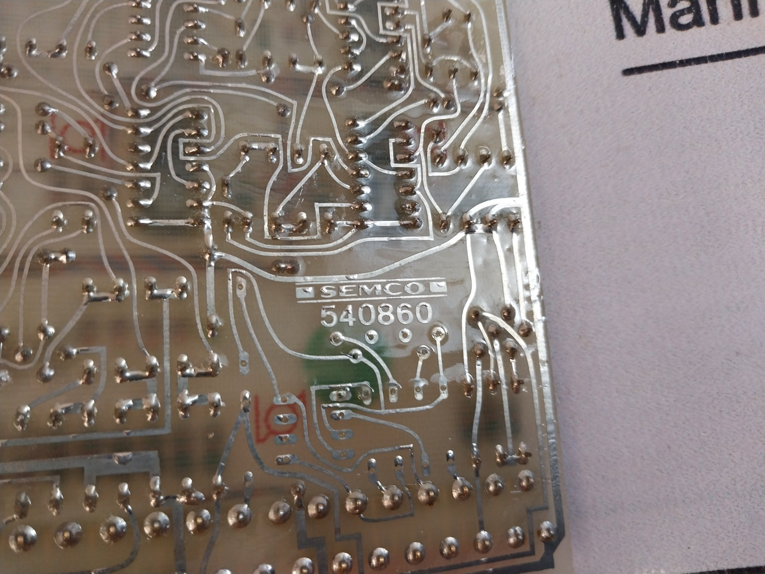 Semco 540860 Printed Circuit Board