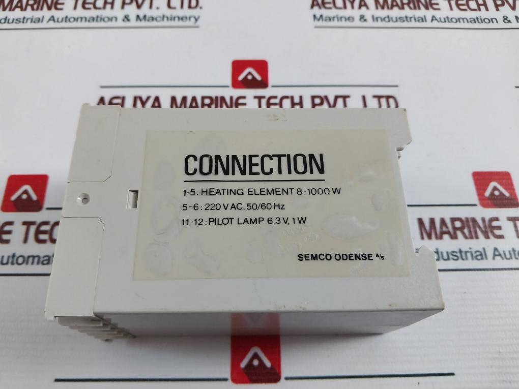 Semco 8-1000/220-3 Heating Element Indicator 8-1000w 220vac, 50/60 Hz