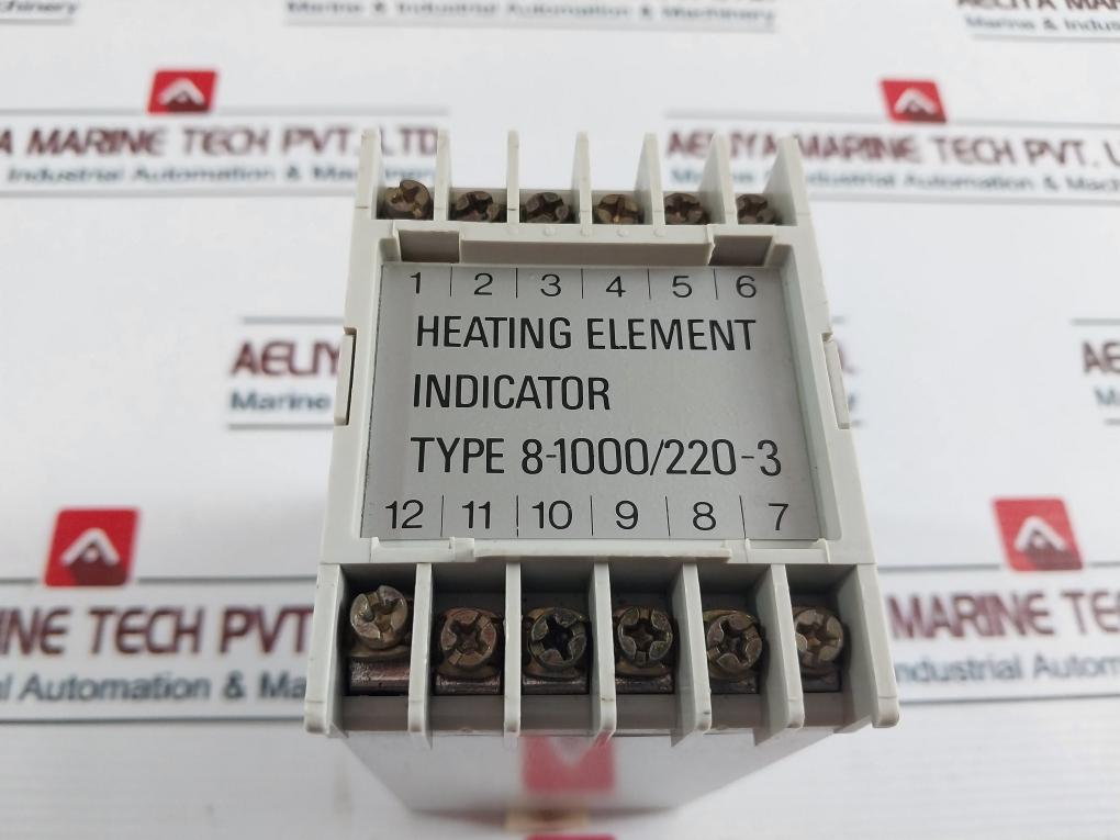 Semco 8-1000/220-3 Heating Element Indicator 8-1000w 220vac, 50/60 Hz