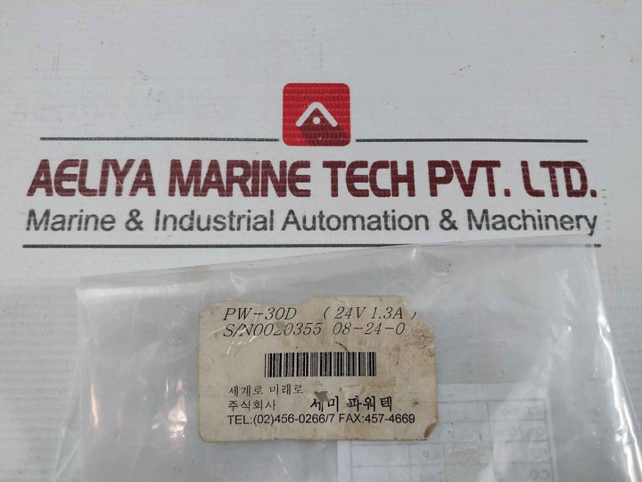Semi Powertek Pw-30D Switching Mode Power Supply 24V 1.3A