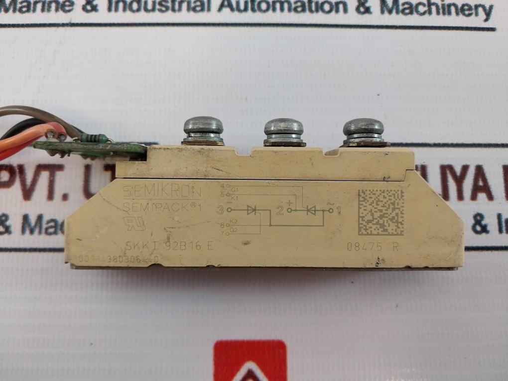 Semikron Semipack 1 Skkt 92B16 E Thyristor Module