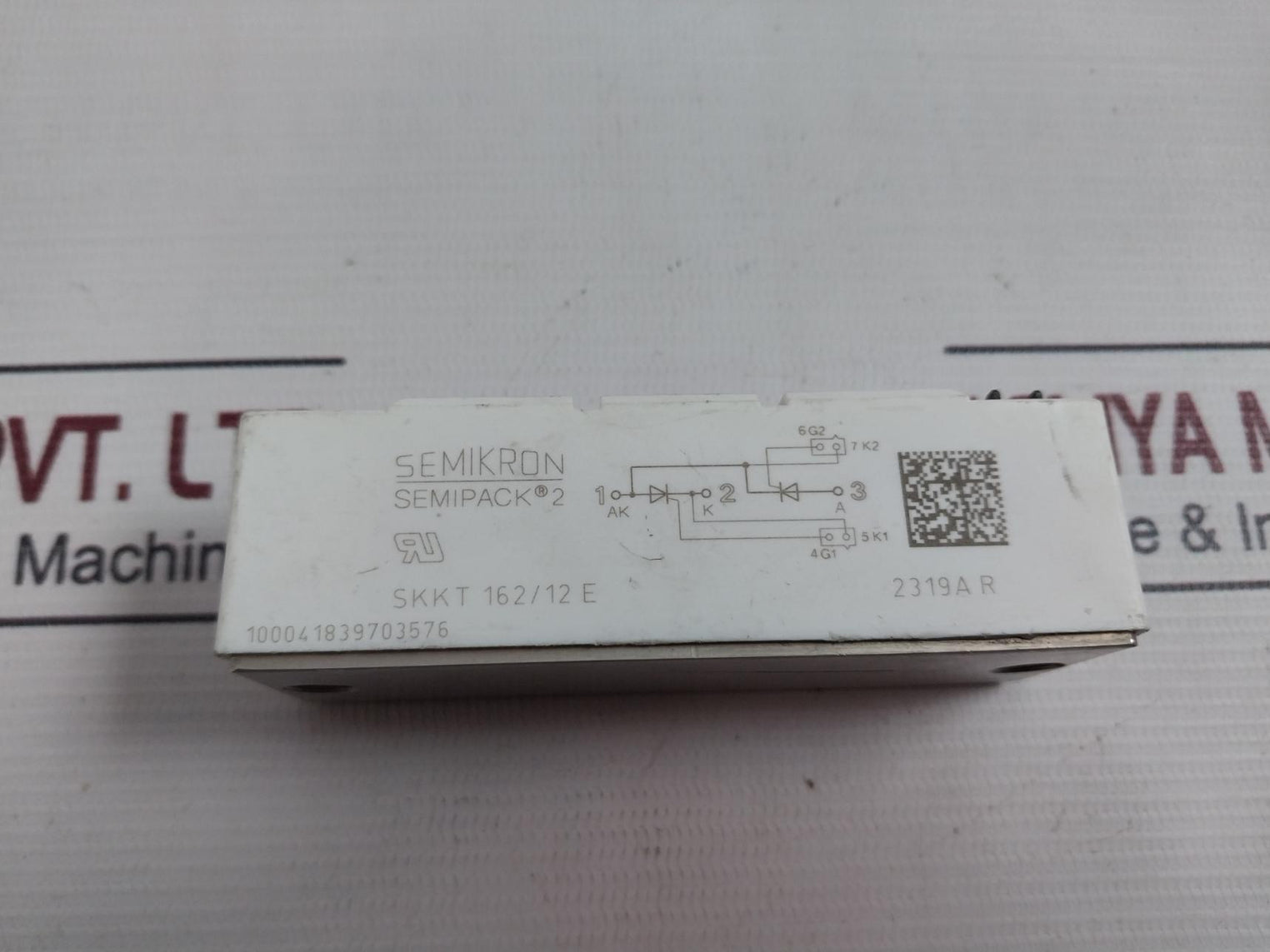 Semikron Semipack 2 Skkt 162/12 E Dual Thyristor Module