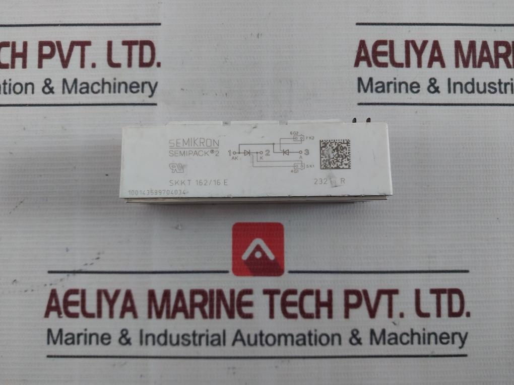 Semikron Semipack 2 Skkt 162/16 E Thyristor / Diode Module