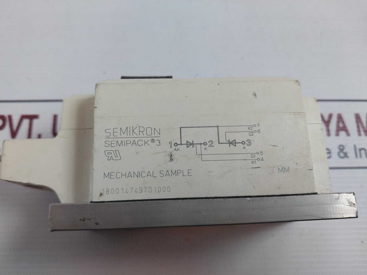 Semikron Semipack 3 180014749701000 Thyristor Module