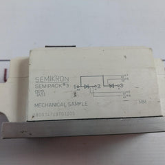 Semikron Semipack 3 180014749701000 Thyristor Module