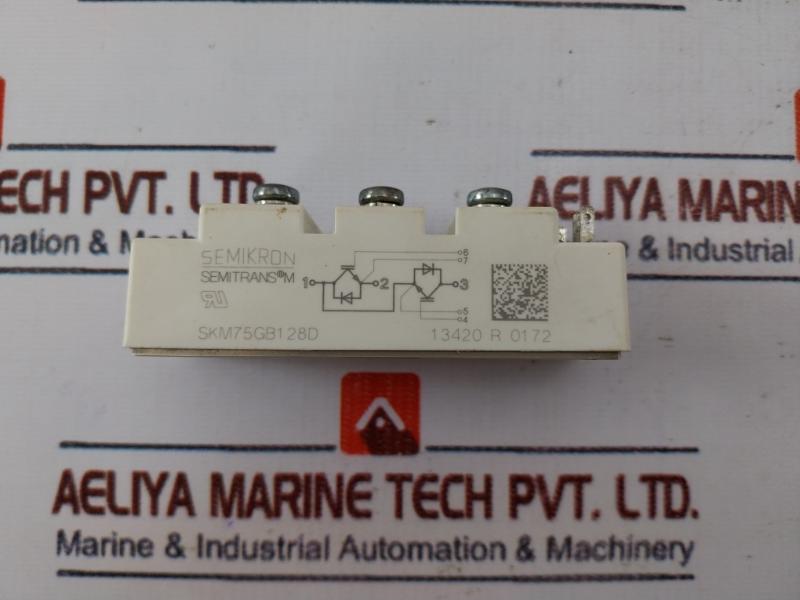 Semikron Semitrans M Skm75Gb128D Igbt Module