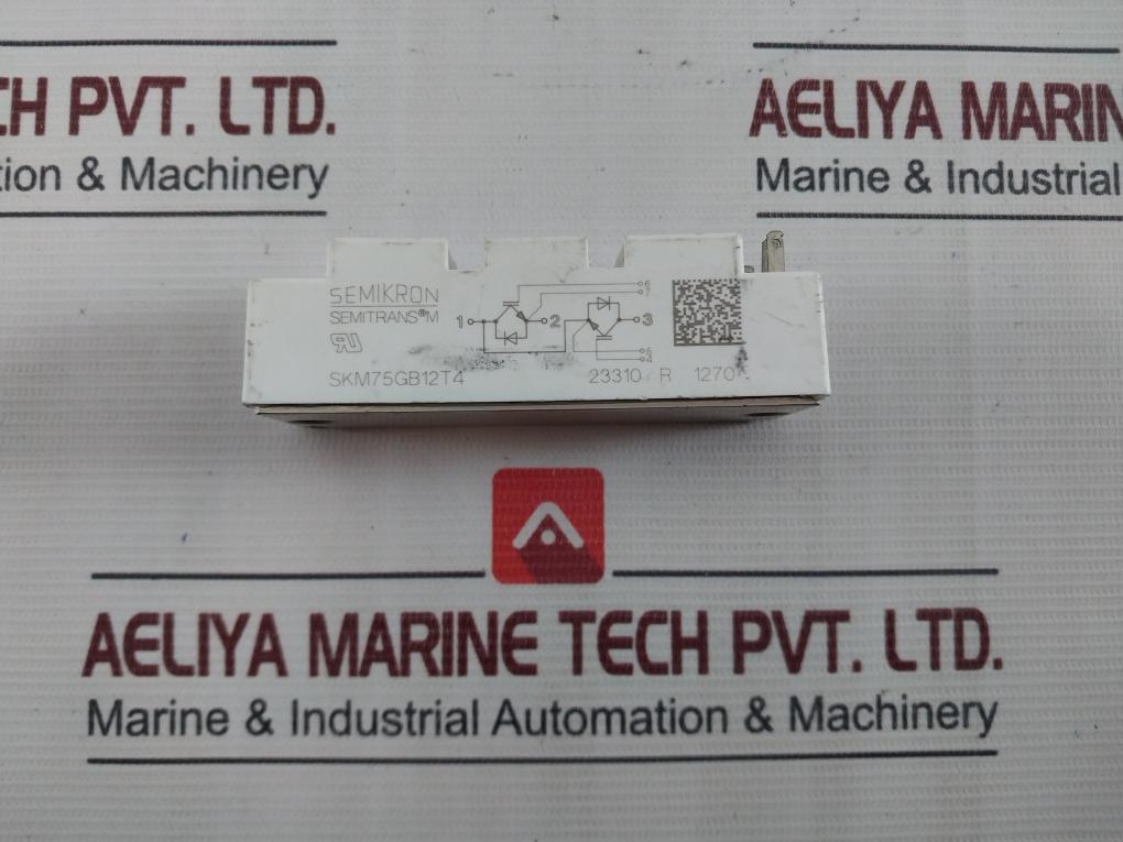 Semikron Semitrans M Skm75Gb12T4 Dual Half Bridge Igbt Module