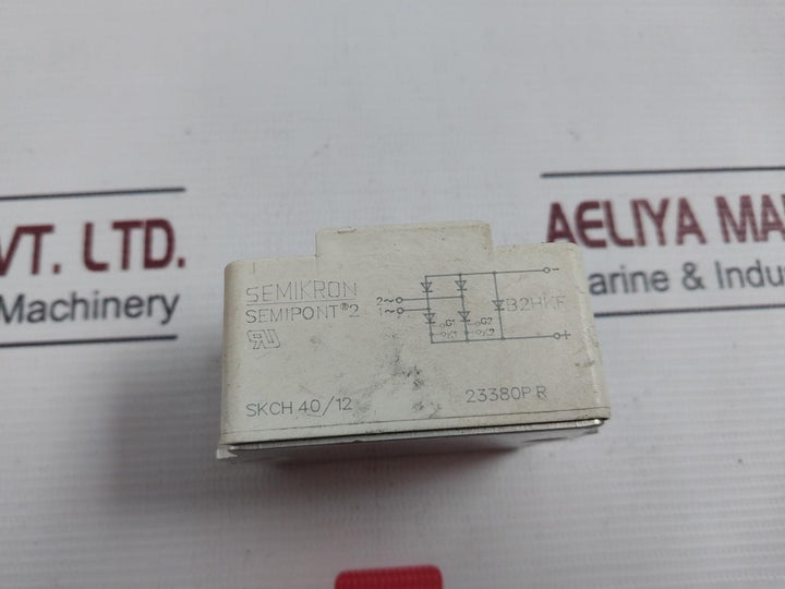Semikron Skch 40/12 Rectifier Bridge Semipont 2 B2Hkf
