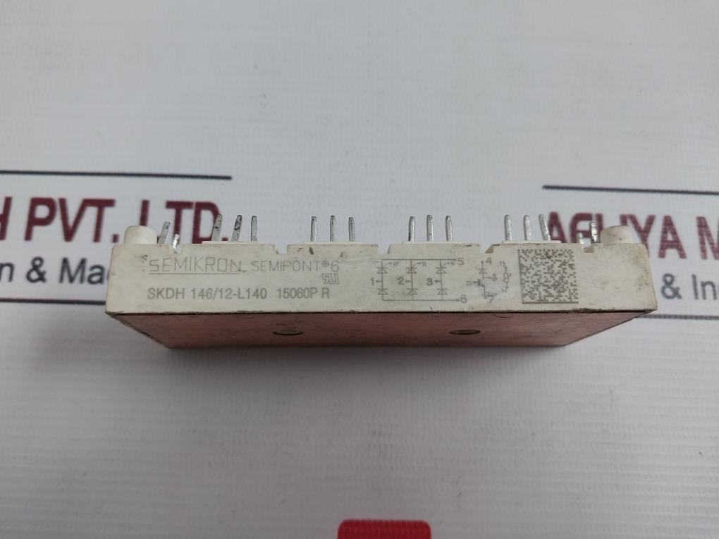 Semikron Skdh 146/12-l140 Semipont 6 Three-phase Bridge Rectifier Module