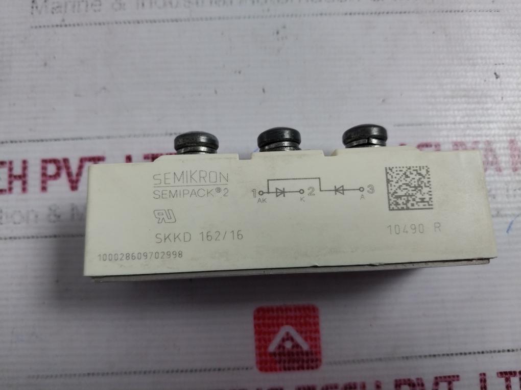 Semikron Skkd 162/16 Rectifier Module Semipack 2 10490 R
