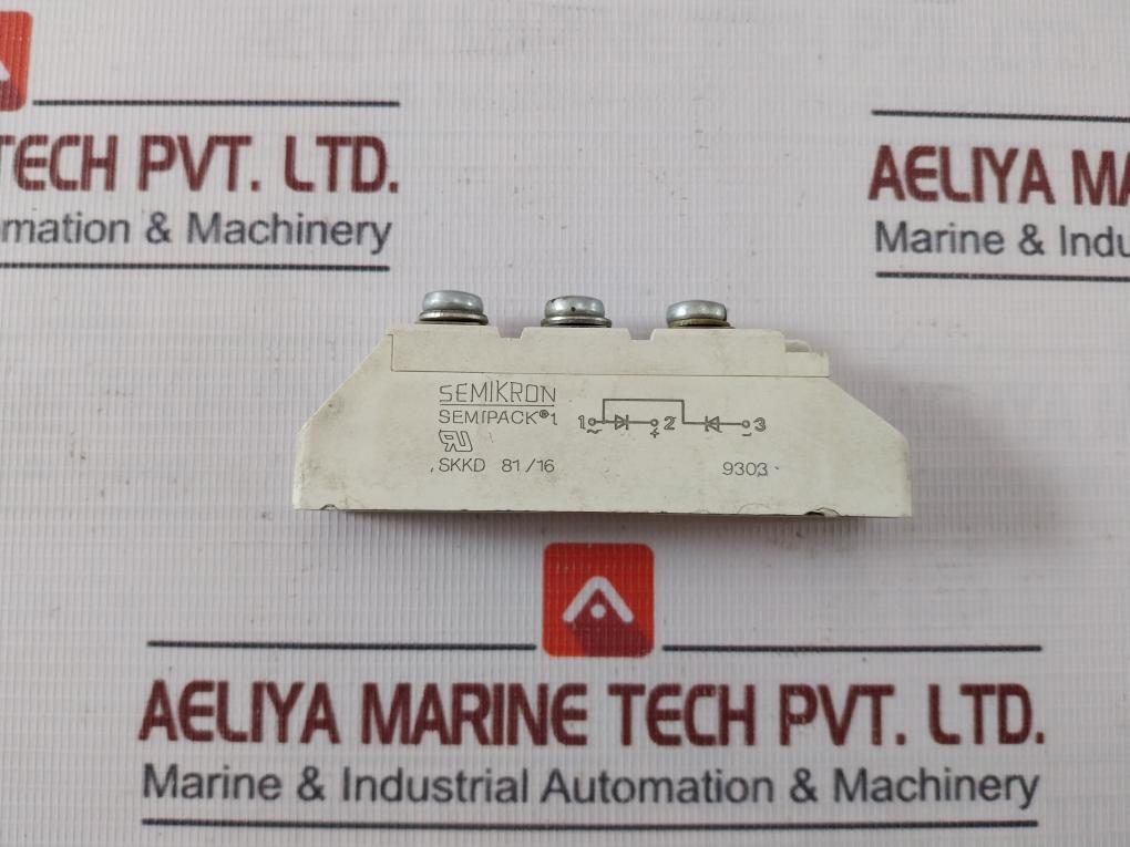 Semikron Skkd 81/16 Semipack 1 Rectifier Diode Module 9303