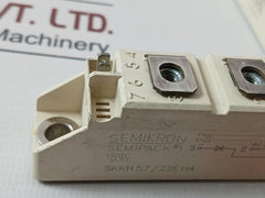 Semikron Skkh 57/22E H4 Semipack 1 Thyristor Module