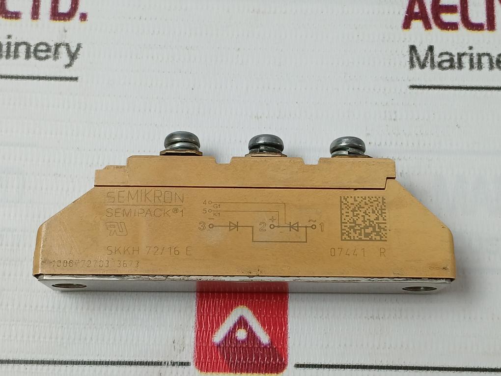 Semikron Skkh 72/16 E Diode/Thyristor Module 07441R