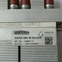 Semikron Skkq 560 Thyristor Module 13Mp12345677 11111R