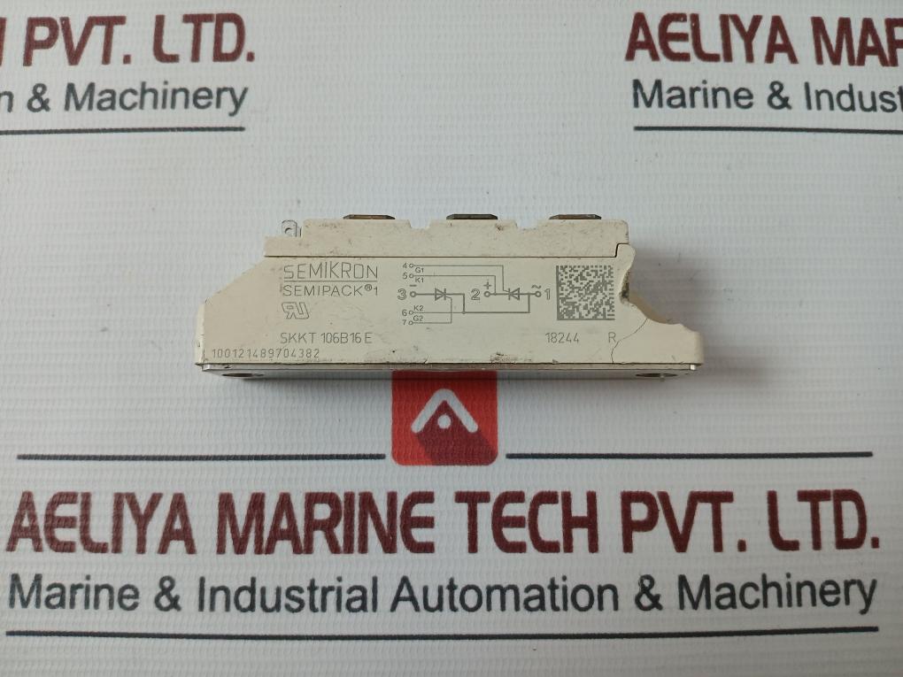 Semikron Semipack 1 Skkt 106B16 EThyristor Module