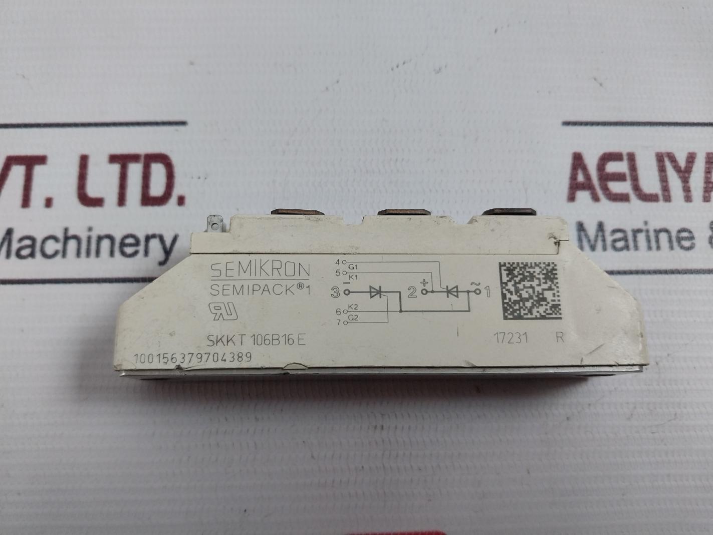 Semikron Skkt 106B16E Thyristor Module 17231R