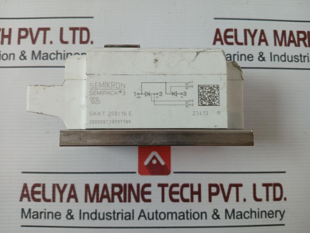 Semikron Skkt 250/16 E Semipack 3 Thyristor Module