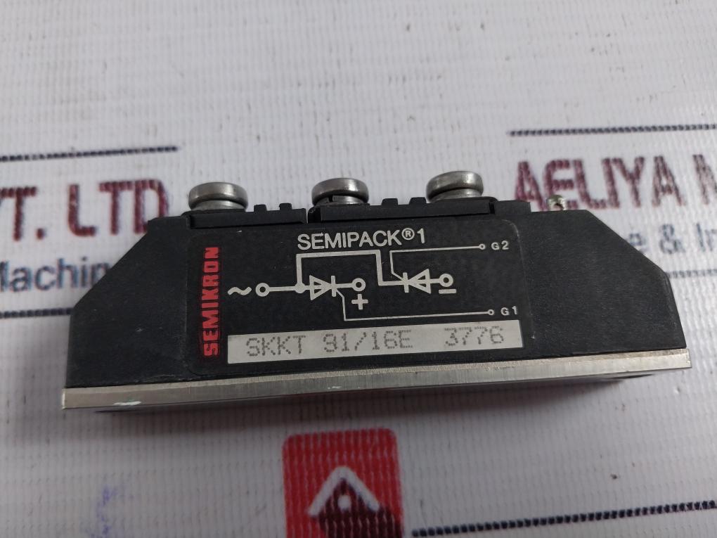 Semikron Skkt 91/16E Thyristor Module