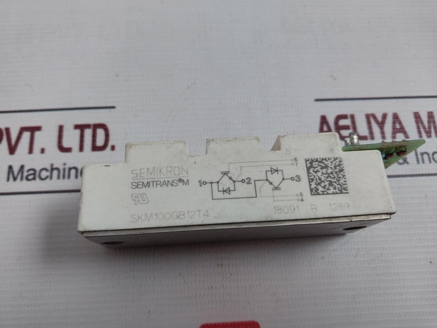 Semikron Skm100Gb12T4 Dual Half Bridge Igbt Module Semitrans M 18091 R 1289