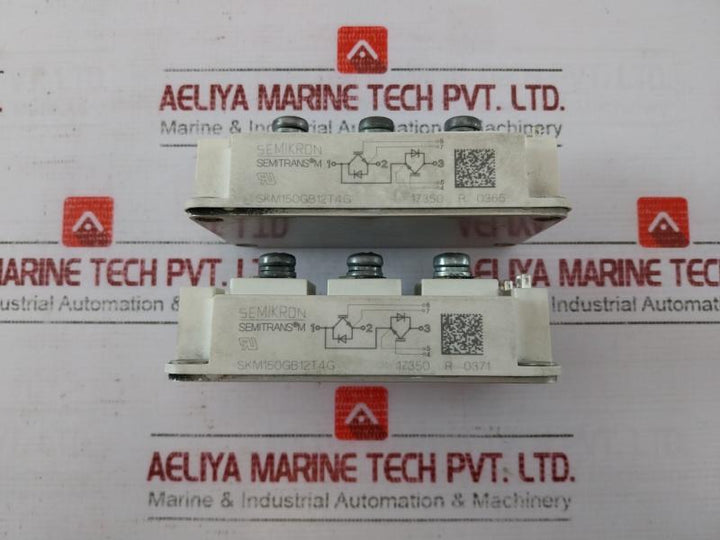 Semikron Semitrans Skm150Gb12T4G Igbt Half-bridge Power Module 17350 R 0371
