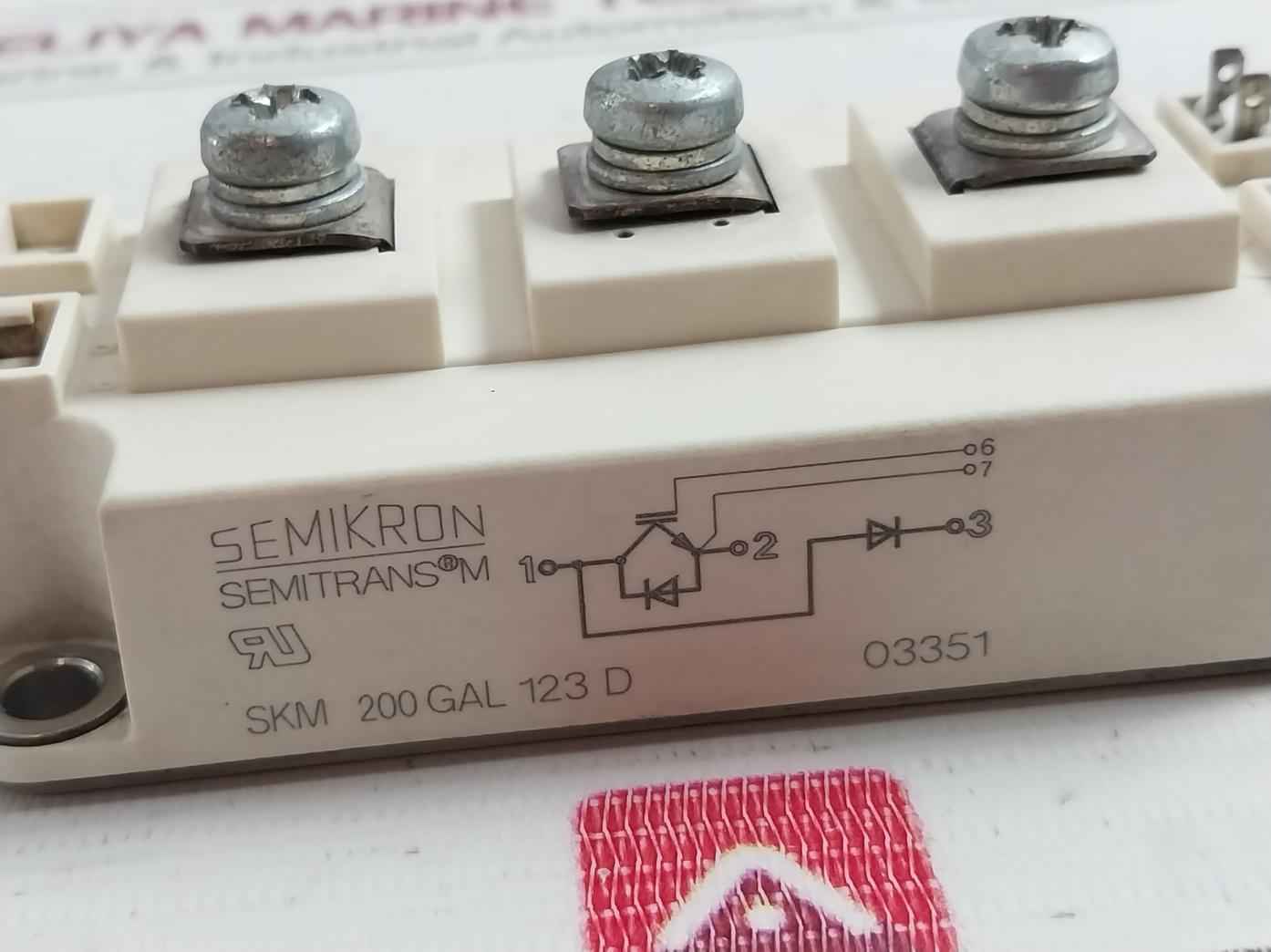 Semikron Skm 200 Gal 123 D Igbt Module Semitrans M