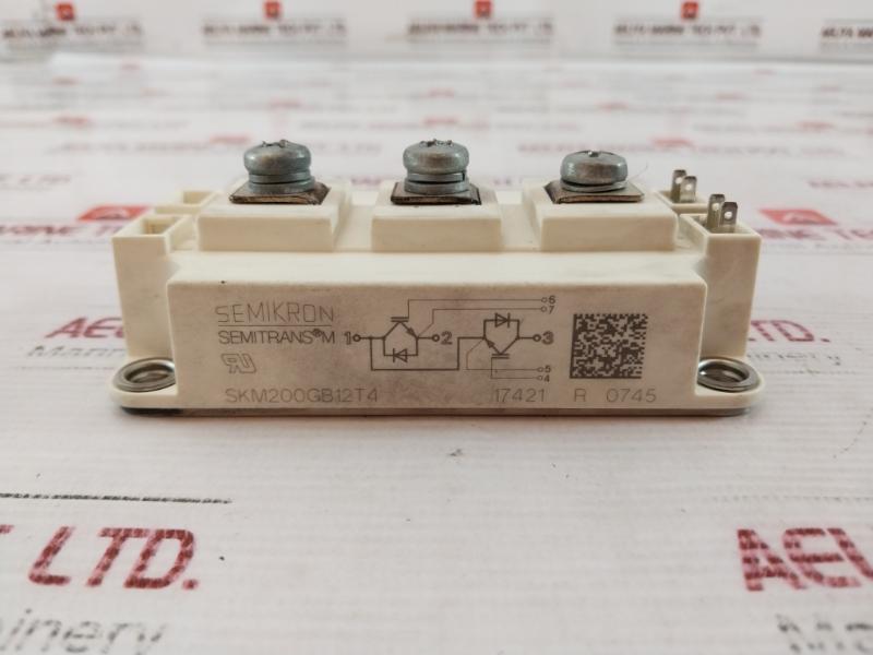 Semikron Skm200Gb12T4 Igbt Power Module 17421 R 0745