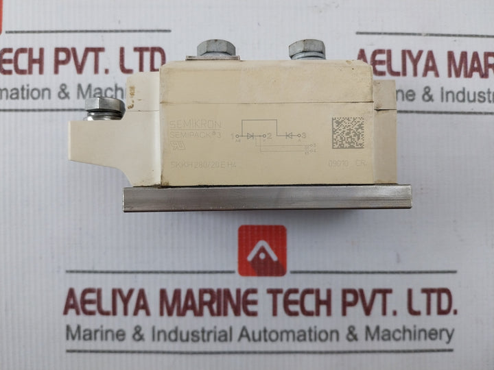 Semikron Semipack 3 Skkh280/20Eh4 Thyristor Module.