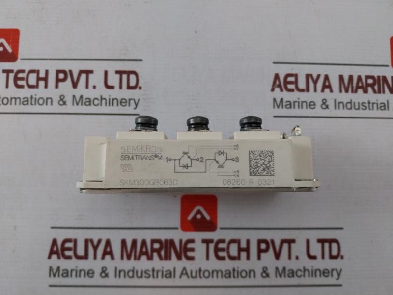 Semikron Semitrans M Skm300Gb063D Igbt Power Module 08260 R