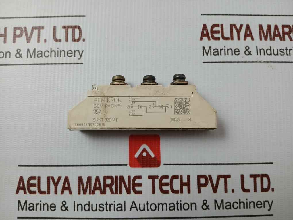 Semipack 1 Thyristor Module Semikron Skkt 92B14E