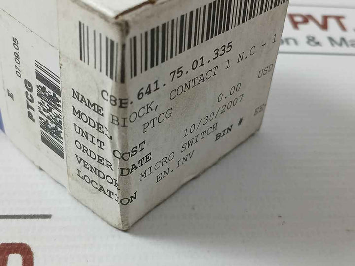 Senasys Ptcg Micro Switch Contact Block