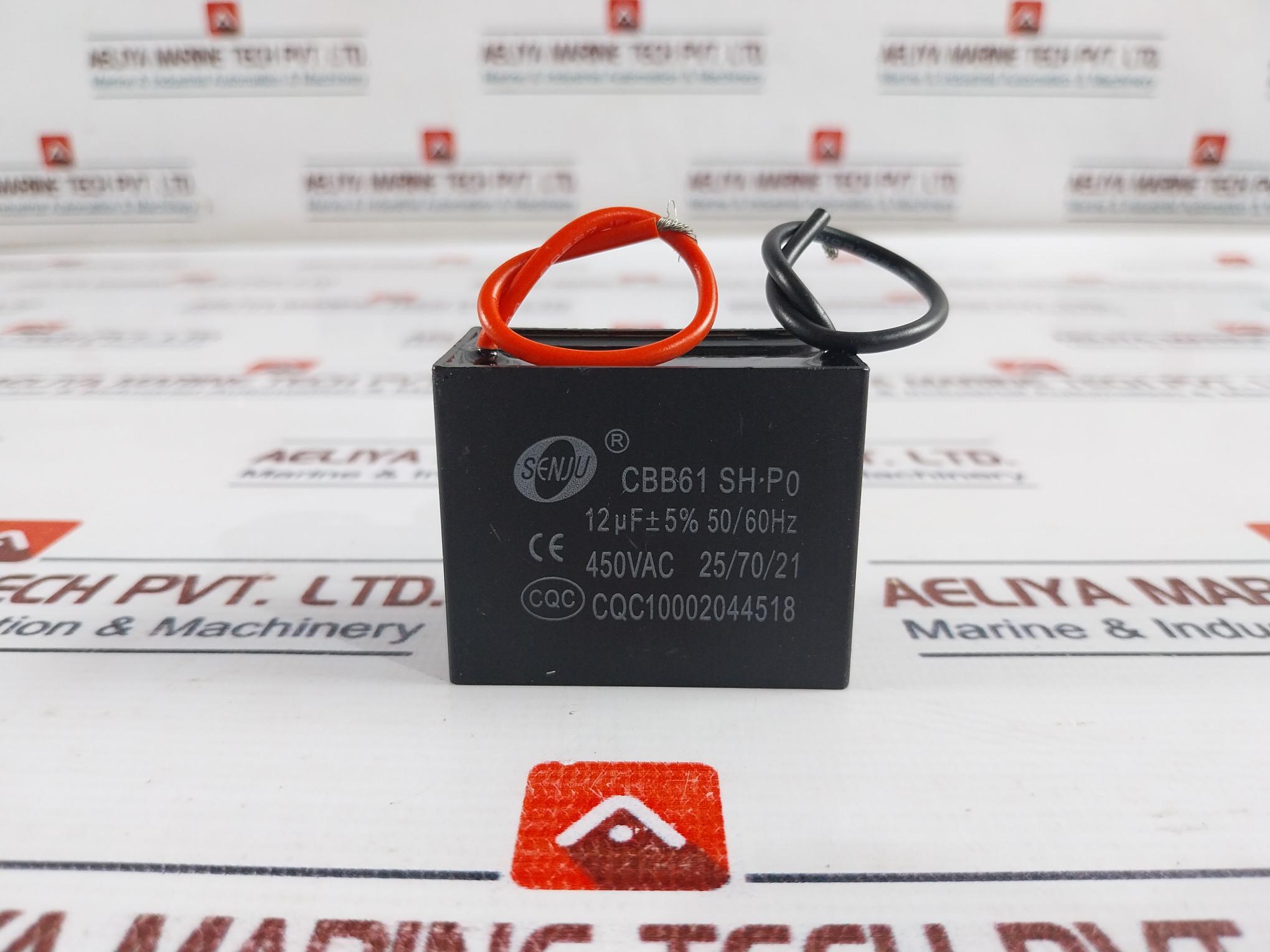 Senju Cbb61 Sh-p0 Capacitor 450vac 50/60hz