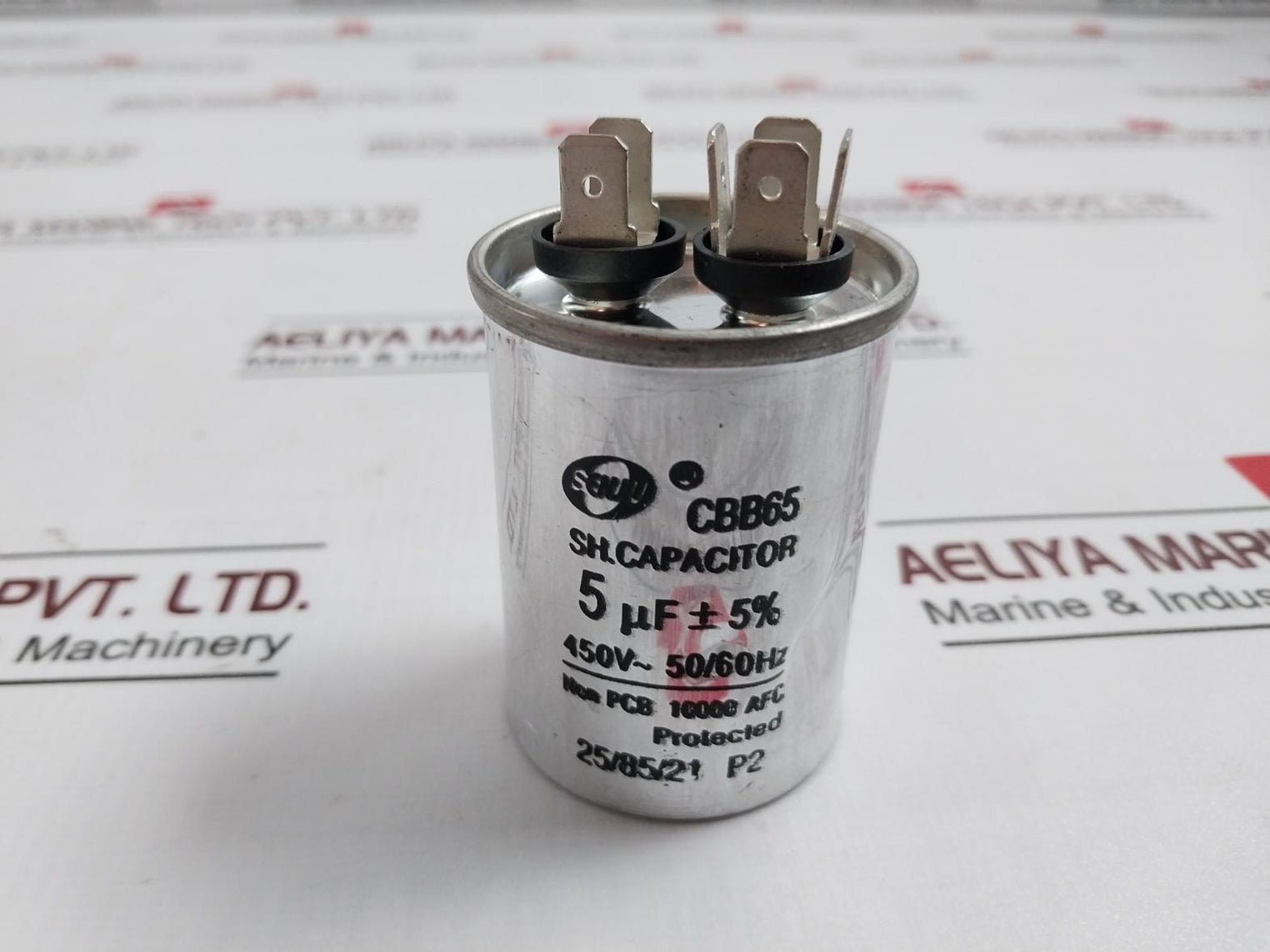 Senju Cbb65 Capacitor Non Pcb 10000 Afc 450V~50/60Hz